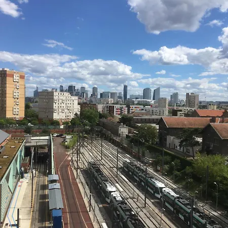 Chambre Privee Dans Un Roof-Top Unique Vue 360° Bois-Colombes Buitenkant foto