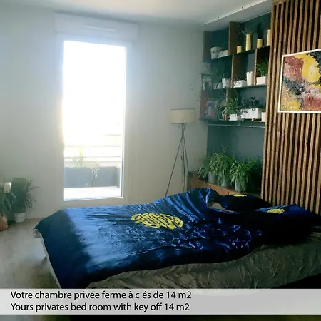 Chambre Privee Dans Un Roof-Top Unique Vue 360° Bois-Colombes Buitenkant foto