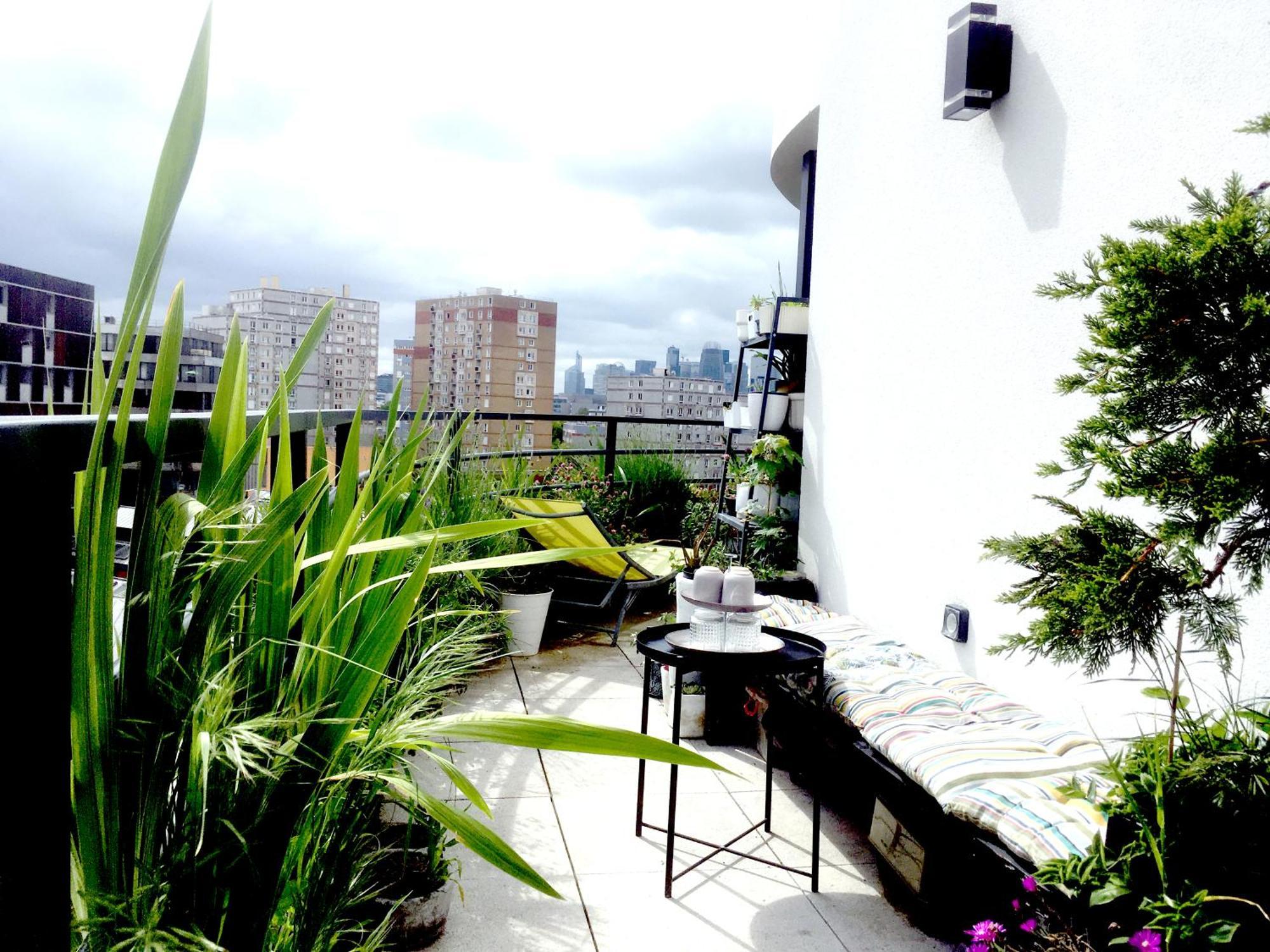 Privee Dans Un Roof-top Unique Vue 360° Homestay Colombes (Hauts-de-Seine)